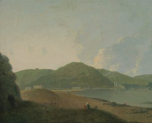 グロッタデルケインのあるアニャーノ湖 作： Richard Wilson